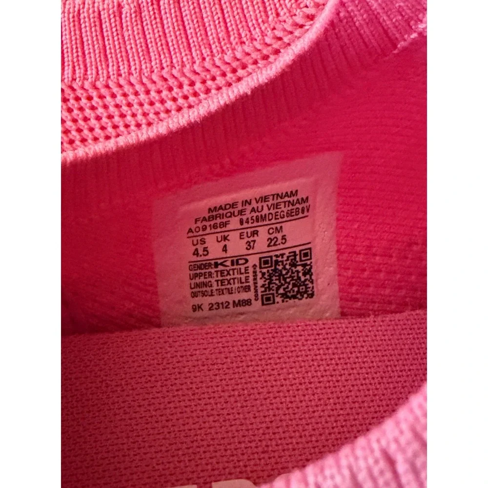 Converse Chuck Taylor All Star Shoreline Pink Knit Slip On Sneakers A09168F 4.5Y